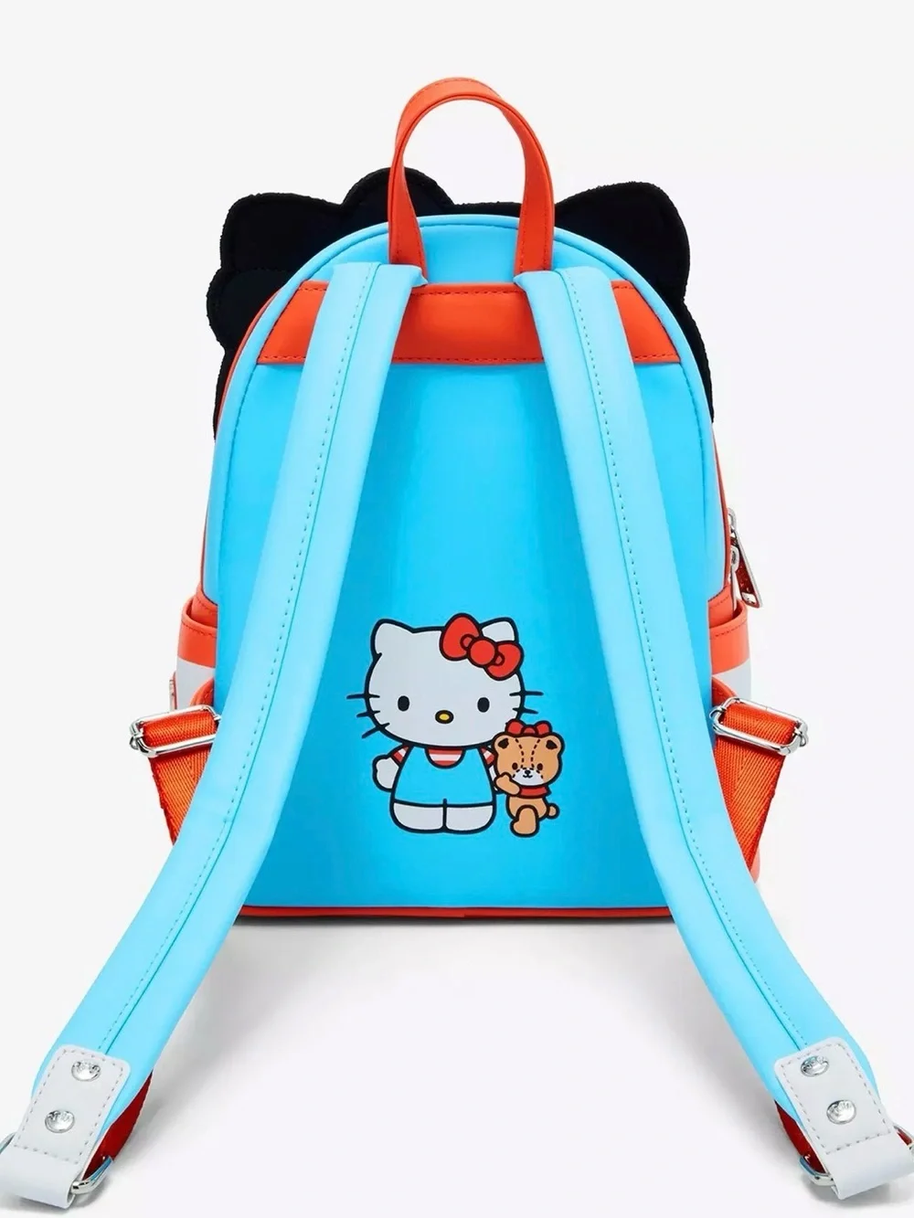 Loungefly Hello Kitty & Tiny Chum Teddy Bear Sherpa Appliqué Backpack NWT